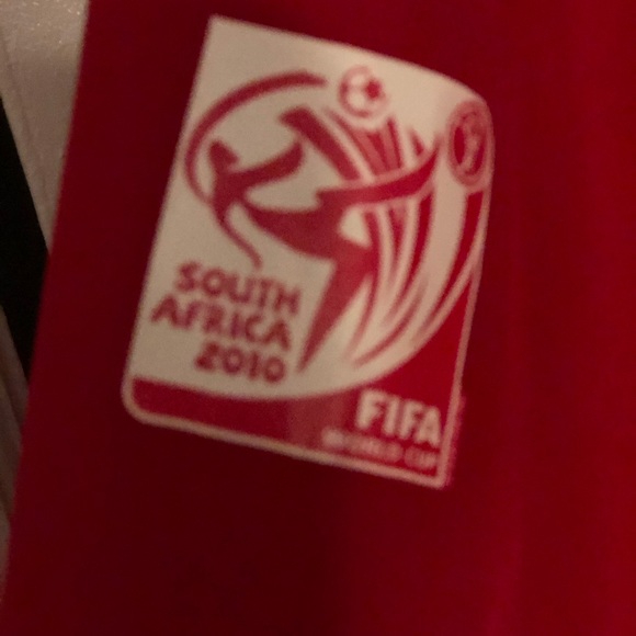 Red and black 2010 FIFA world cup jacket - Picture 2 of 2